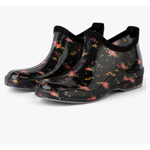 DaeRainy Womens Rain Boots Ankle Waterproof Garden Rainboot