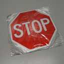 8 x 2-pack Stop Signs Red Stop Signage Aluminum Traffic Sign Warning Sign with 2 Pre-drilled Mount Holes, 30 X 30 cm