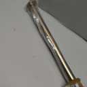 Ivilon Tension Curtain Rod - Spring Tension Rod for Windows or Shower, 54 to 90 Inch. Warm Gold