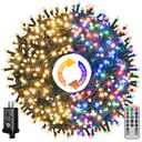 Ollny Christmas Lights, 210FT 640LED Color Changing Christmas Tree Lights with 11 Modes Remote Control, Outdoor Christmas Lights for Outside Indoor Patio Weddings Xmas Decorations