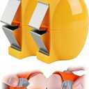 Stainless Steel Egg Biscuit and Separator, Handheld Bottle Opener for Raw Eggs and Hard Boiled Eggs, Multi-functional Kitchen Gadgets for Easy Peel and Egg White Separation (2) (2)