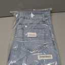 Women's Wide Leg Jeans Low Waisted Strechy Baggy Loose Boyfriend Denim Pants (M)