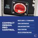 Blue Sea Systems On/Off Battery Isolator Switch With Locking Key, Black, 6004200 m‑Series