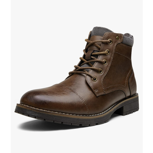 Vostey Men's Boots Boots for Men Casual Boots Motorcycle Combat Ankle Dress Boots Mens, Size 9.5