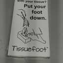 TISSUEFOOT - The Ultimate Tissue Box Holder: Convenient Access for Home, Office, Car, Classroom & More - Dishwasher Safe- Sturdy, Rectangular and Stylish Stabilizer!