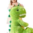 IKASA Large Dinosaur Stuffed Animal Plush Toy,Giant T-Rex Cute 23" Jumbo Soft Toys,Huge Big Size Fluffy Plushy Fat Plushie,Gifts for Kids