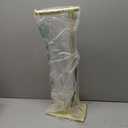 Gatco 1431B, Modern Rectangle Base Freestanding Toilet Paper Holder, 22.25, Brushed Brass/Free Standing Toilet Tissue Holder Stand with Weighted Base