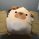 Squishmallows Original 24in Morton The Brown Shar Pei Dog  Official Jazwares Plush (Jumbo)
