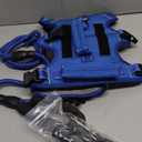 Escape Proof Dog Harness for Large Medium Sized Dogs Six Point Adjustable, Service Dog Vest Harness and Leash Set, No Pull Dogs Harnesses with Handle, Medium Dog Harnesses for Walking(Blue, M)