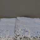 Turkish Towel Fouta Peshtemal Striped Beach Bath Spa Yoga Hammam Gym Pool Towel Wrap Pareo Sarong Authentic 100% Turkish Cotton (Light Blue)