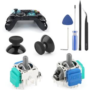 TMR Joysticks Replacement for Xbox Series S/X Electromagnetic Joystick for Xbox Series S/X Anti-Drift Sticks Controller Accessories Parts with Repair Tools