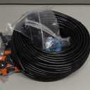 Drip Irrigation System, 164FT Garden Irrigation System 1/4, Blank Distribution Tubing Watering Drip Kit Automatic Irrigation Equipment for Garden Greenhouse, Flower Bed,Patio,Lawn