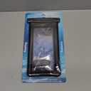 20 ft Waterproof Pouch Dry Bag Case Cover for Samsung Galaxy Note 4 Note 3 Note 2 and Smartphones with Screen Size up to 6" (Black)