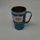 Manna™ Cozy™ Stainless Steel Coffee Mug - Blue Splatter