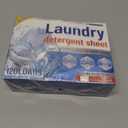 120 PCS Luxury Laundry Detergent Sheets - Deep Clean Stain Fighting Laundry Sheet Paper, Laundry Sheets, Laundry Sheet Paper, Dissolvable Washing Powder Sheets for Home, Apartment, Travel (120PCS)