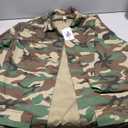 Naliha Women Casual Camouflage Jacket Military Anorak Long Sleeve Coat Outfit M