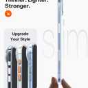 TORRAS Stronger Magnetic Clear for iPhone Air Case 6.5'', Thin Fit for MagSafe, Transparent & Anti Yellowing Slim Case for iPhone 17 Air with Camera Control Button, Drop Tested, Diamond Clear