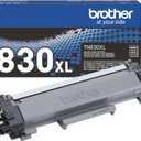 Brother Genuine TN830XL Black High Yield Printer Toner Cartridge - Print up to 3,000 Pages(1)