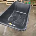 Rubbermaid Commercial Products 8.75 Cubic Foot, All-Weather, Big-Wheel Cart/Yard Cart/Lawn Cart/Wheelbarrow, Yardwork/Landscaping/DIY Projects, Durable/Weather Resistant, Black