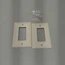 Henne Bery Sunken Pearls Heavy Duty Switch Plate/Wall Plate/Outlet Cover (Single Decorator 2PK, Light Almond)