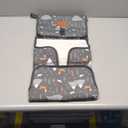 KeaBabies Portable Diaper Changing Pad, Easy Wipe Clean - Foldable Waterproof Baby Changing Mat for Diaper Bag, Compact, Lightweight, 25x13 Newborn, Infant, Baby Changer Travel Essential (Woods)