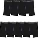 Fruit of the Loom mens Coolzone (Assorted Colors) Boxer Briefs, 7 Pack  Black, Large US