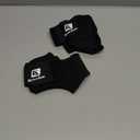 Honoson 2 Pcs Ankle Brace Kids Ankle Support for Sport Sprained Neoprene Breathable Compression Sleeve with Adjustable Wrap for Youth Child Boy Girl Plantar Fasciitis Achilles Tendonitis(Black,S)