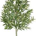 Artificial Olive Tree 6ft - Realistic Tall Fake Plants for Office Living Room Bedroom Home Decor Indoor - Faux Floor Green Silk House Corner Large Potted Plants (Write)