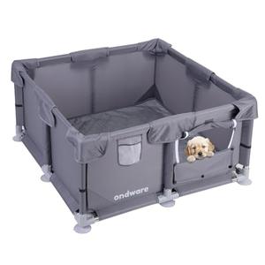 Puppy PlayPen, 28×28×15 in Dog Play Pen Indoors,Small Animals Playpen with Gate for Chick/Kitten/Puppy/Guinea Pig/Rabbits/Hamster/Chinchillas