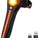 DARKBEAM Bike Tail Light Smart - with Brake/Light Sensor, USB-C Rechargeable, IP64 Waterproof, 5 Light Modes Bicycle Taillight for Night Riding, Super Bright Rear Bike Light for Road Mountain, Cycling Black