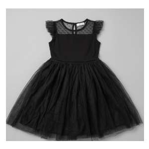 Kids Dress Color Black Size 130