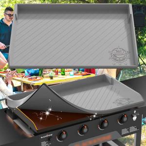 Silicone Griddle Cover for Omnivore Blackstone 36" Griddle, Silicone Grill Protective Mat for Blackstone Accessories,Full-edge Coverage Design Protect from Dirt,Rust(Gray)