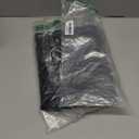 Under Sink Mat for Kitchen Silicone Waterproof Under Sink Liner, Flexible Sink Cabinet Organizer Tray with Drain Hole, Hold up to 3.3 Gallons Liquid, Easy to Clean (Black, 28X19)