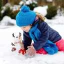 SEWACC 100PCS Mini Plastic Antlers Branches, DIY Christmas Snowman Hands, Fake Reindeer Antler Tree Branches for DIY Crafts Holiday Decorations