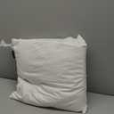 Paack of 6 EDOW Throw Pillow Insert, LightweightSoft Polyester Down Alternative Decorative Pillow, Sham Stuffer, Machine Washable. (White, 18x18)