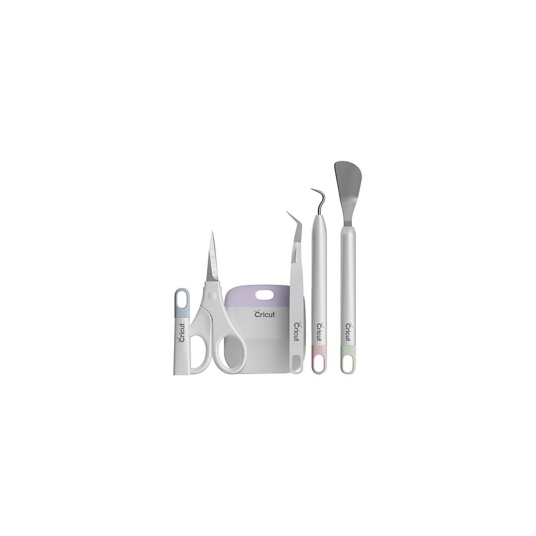 Cricut Basic Set, Cricut Colors/With Vinyl Weeder, Scraper, Vinyl Tweezer, Multicolor (2006695)