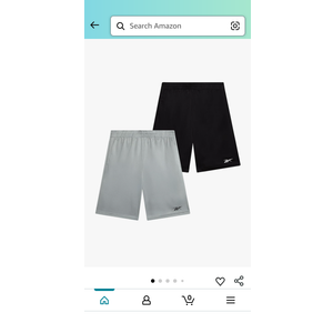 Reebok Boys Basketball Shorts 2 Pack – Mesh Athletic Shorts for Boys, Gym Shorts for Basketball, Running, and Everyday Play Size Small