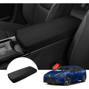 Autorder Center Console Cover for 2023-2025 2026 Toyota Prius Accessories Armrest Cover Anti-Scratch Middle Console Pad Leather Armrest Protector