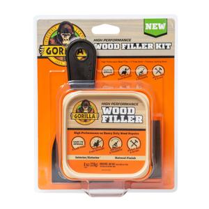 Gorilla All Purpose Wood Filler Wood Repair Kit with Putty Knife and Sanding Block (1 - Pack)