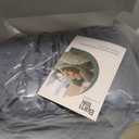 Bamtek 100% Viscose Derived from Bamboo Comforter, Cooling Comforter, Duvet Insert, Breathable, Extra Fluffy, Lightweight Comforters, Charcoal  Queen Size