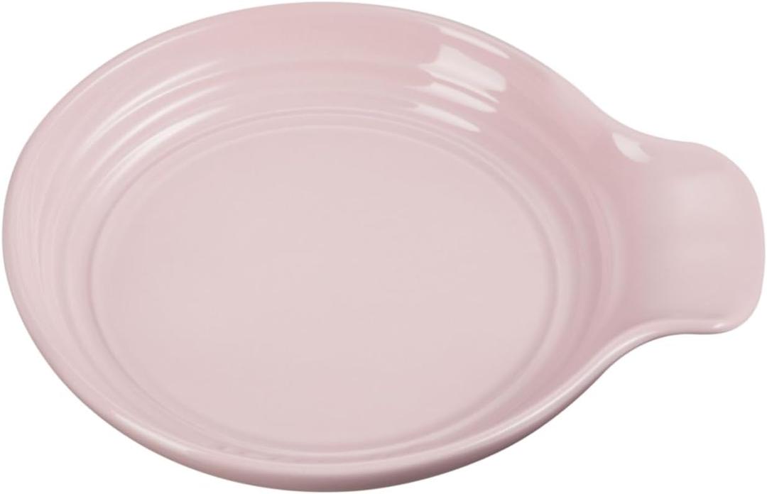 Le Creuset Stoneware Signature Round Spoon Rest 6", Chiffon Pink