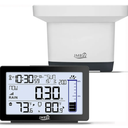 Wireless Digital Rain Gauge with Thermometer, Self-Emptying Rain Collector Monitoring Rainfall,High Precision Remote Rain Gauge Outdoor Indoor for Garden and Yard,Freeze Proof Rain Measure Gauge