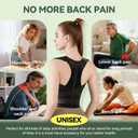 Back Brace Posture Corrector for Women and Men, 4-Point Back Support System for Upper/Lower Back Pain Relief, Scoliosis & Hunchback Correction, Adjustable & Breathable Shoulder Straightener, Small