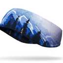 JUNK Brands Ear Warmer Headband - Performance Fleece, Moisture-Wicking, Non-Slip, Winter Ear Muffs for Men & Women - One Size - Snowscape