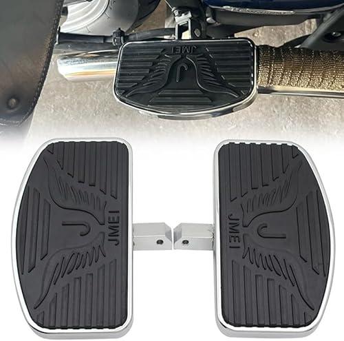 [Ship From USA] Motaux Rear Passenger Floorboards Footboards for Yamaha V Star XVS 650 1100 / Kawasaki Vulcan VN1500 / Honda Magna VF250 VF750 / CTX700 CTX700N / Shadow VT600 Steed VLX 400 2014-2018