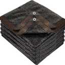 winemana 90% Shade Cloth, Dog Kennel Shade Cover, 20 x 20 FT Sturdy Durable Sunblock Shade Mesh Tarp with Grommets for Patio Plants Greenhouse Chicken Coop Porch