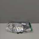 Snowkingdom Pack of 12 Black Placemats Washable Pressed Vinyl Laser Cut Dining Table Mats Round Floral Charger Decoration for Christmas Halloween Thanksgiving Wedding