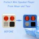 Silicone Cover for Yoto Mini Player, Protective Sleeve Case Compatible with Audio Music Player (Blue)