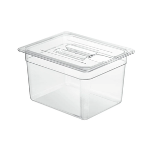 Sous Vide Container with Lid 11 Liter/12 Quarts for Virtually All Immersion Circulators Cookers Crystal Clear Transparent Polycarbonate Accessories Kit (12 Quats with Lid)