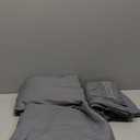 Extra Deep King Sheet Set - 6 Piece Breathable & Cooling Sheets - Hotel Luxury Bedding Set w/18-24 Inch Extra Deep Pockets - Easy & Secure Fit - Super Soft, Wrinkle Free and Comfy - Grey, King Size (07 - Dark Grey)